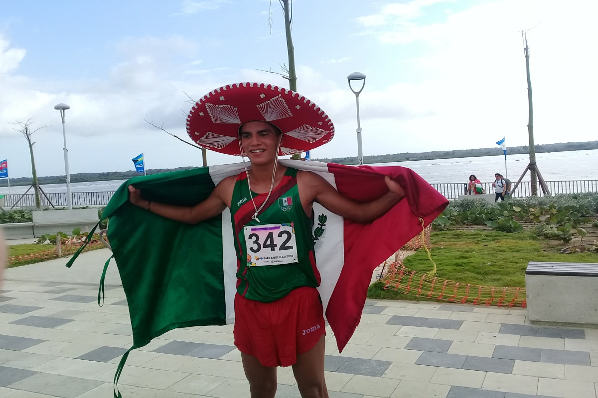 Andrés Olivas, fuera del podio en los 20 km