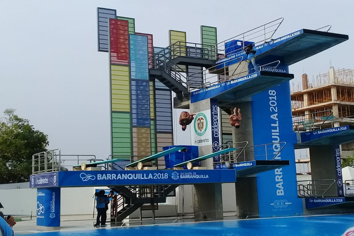 Rommel y Jahir dominan trampolín de tres metros