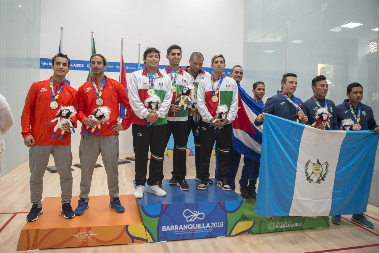 México se adueñó del raquetbol en Barranquilla