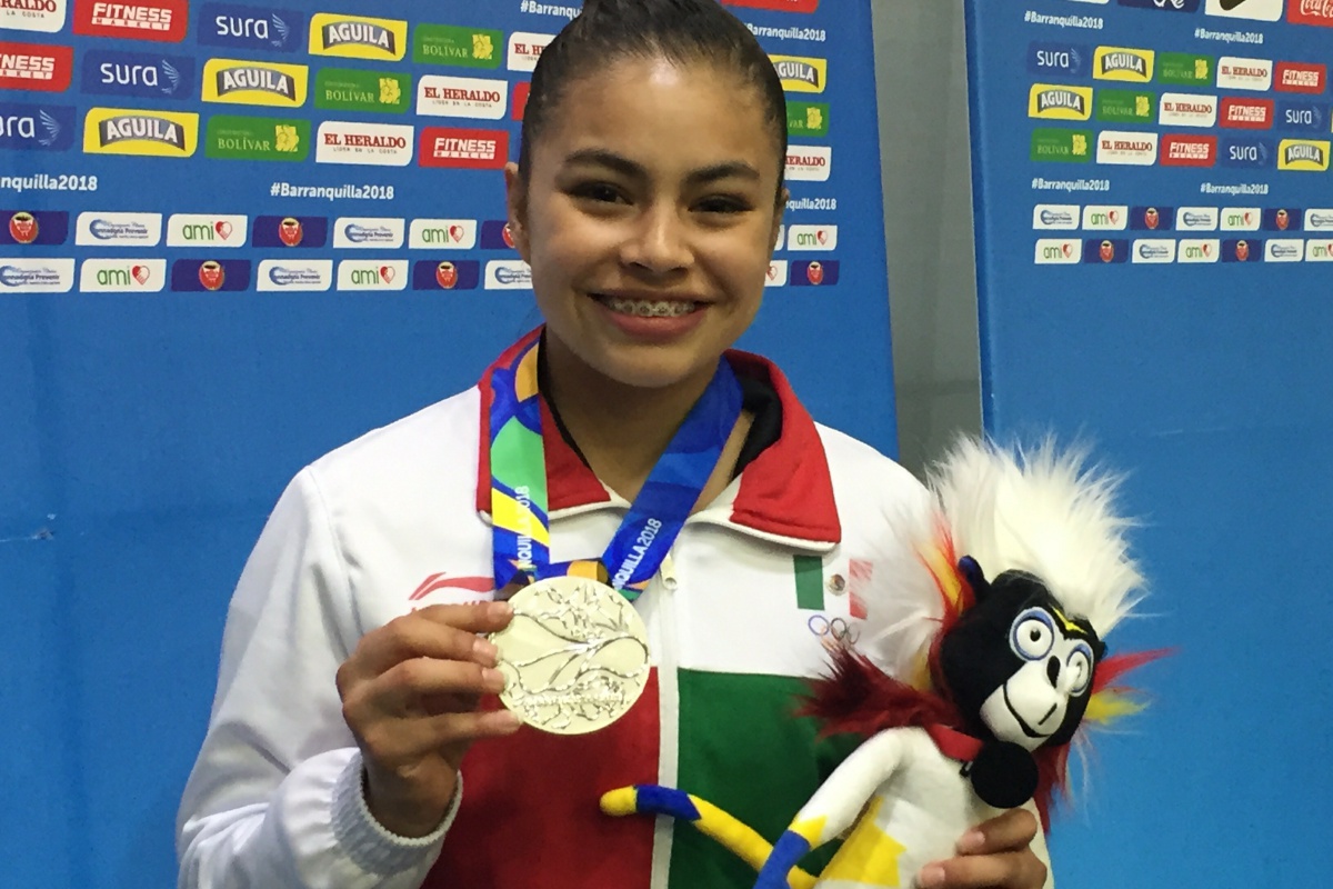 Debuta Moreno con medalla de plata en gimnasia