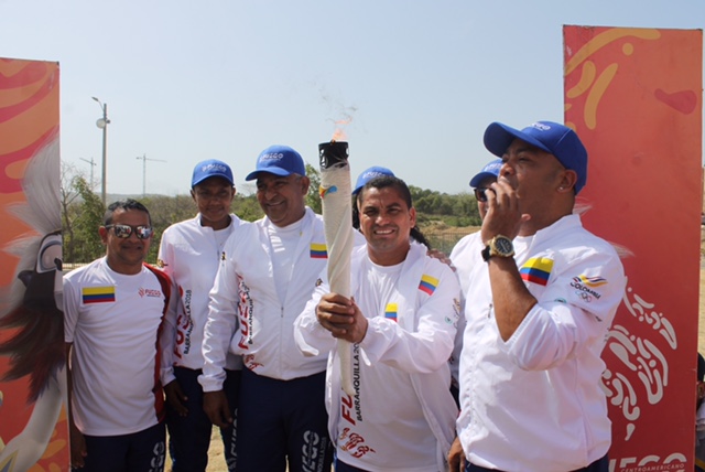 Visita antorcha la Villa Centroamericana 