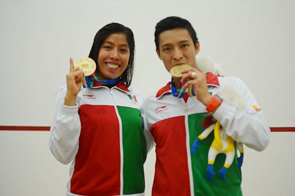 México Gana dos oro y Plata en Squash